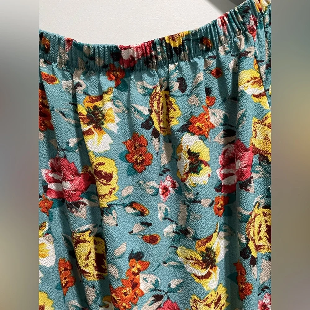 {Xhilaration} offshoulder  dress floral print Women's size M - Picture 6 of 9